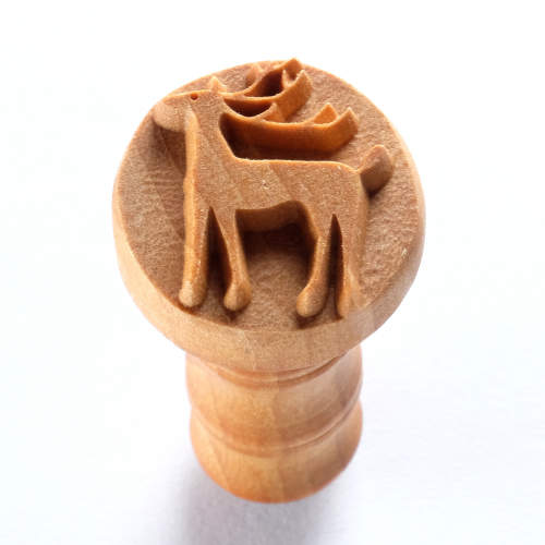MKM Reindeer 2.5cm wood stamp